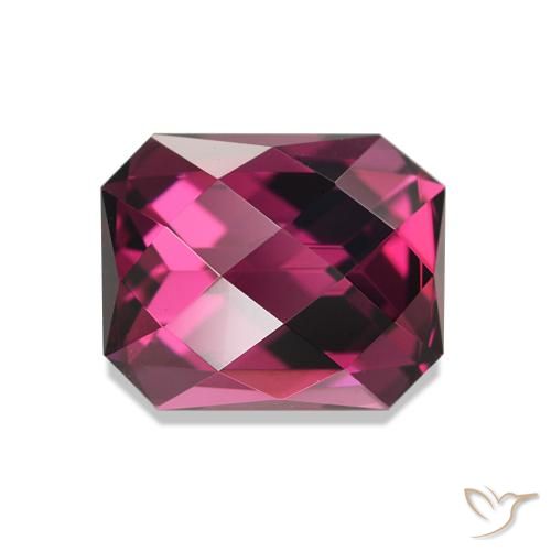 rodolita granada roxo médio Natural 2.32ct, Corte Octógono / Esmeralda, VS