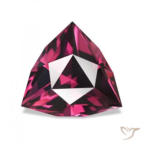 rodolita granada roxo avermelhado Natural 2.20ct, Trilhão, VVS