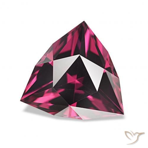 rodolita granada roxo avermelhado Natural 2.20ct, Trilhão, VVS