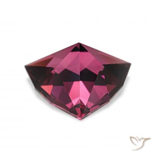 rodolita granada roxo avermelhado Natural 2.20ct, Trilhão, VVS
