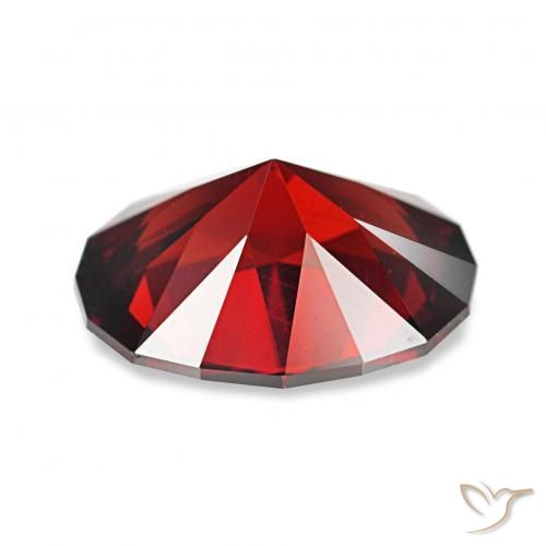 rodolita granada Vermelho escuro Natural 2.56ct, oval, VVS