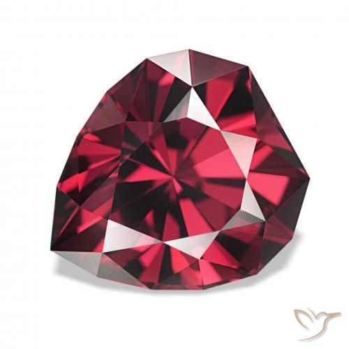 rodolita granada vermelho médio Natural 4.13ct, Chique, VVS