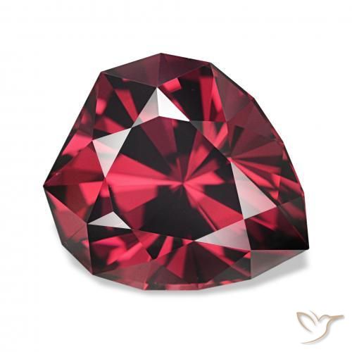 rodolita granada vermelho médio Natural 4.13ct, Chique, VVS