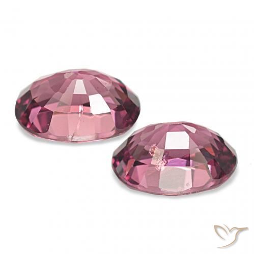 Pedras preciosas de rodolita granada Vermelho roxo natural de 2.14 ct, oval, VS