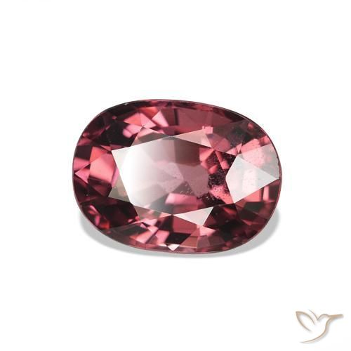rodolita granada Medium Dark-Red Natural 1.20ct, oval, VS