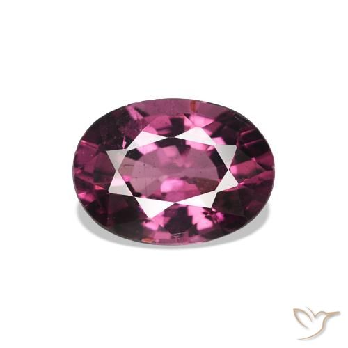 rodolita granada Roxo escuro Natural 0.99ct, oval, VS