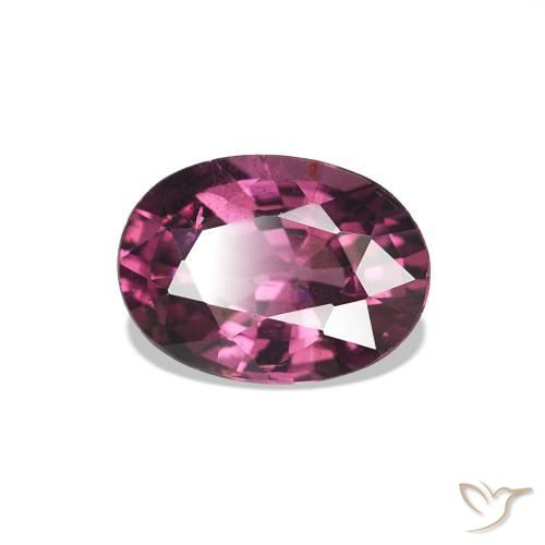 rodolita granada Roxo escuro Natural 0.99ct, oval, VS