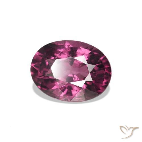 rodolita granada Roxo escuro Natural 1.09ct, oval, VS