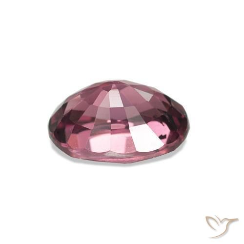 rodolita granada Tom Vermelho Framboesa Natural 1.11ct, Corte Oval, VS