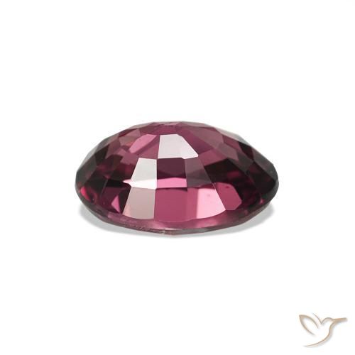 rodolita granada Roxo profundo Natural 1.02ct, oval, VS-SI