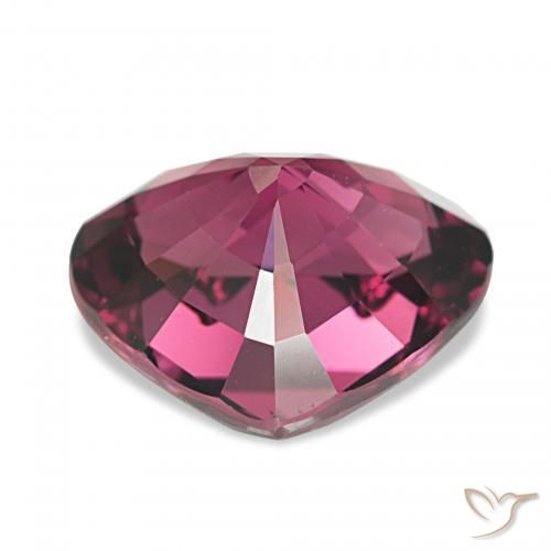 rodolita granada Vermelho Rapberry Natural 4.35ct, Coração, VVS-VS