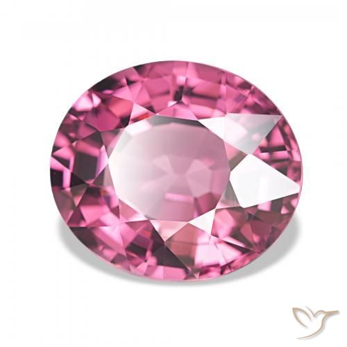 rodolita granada Roxo rosado Natural 4.66ct, oval, VVS-VS