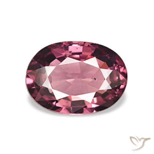 0.98ct Berry Purple rodolita granada, oval, VVS-VS