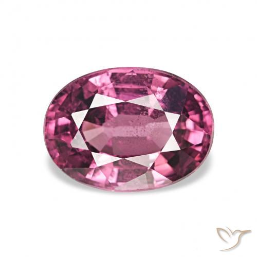 rodolita granada Roxo Intenso Natural 1.20ct, oval, VS