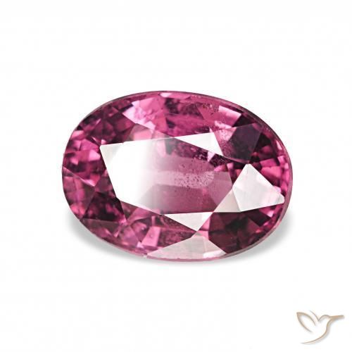 rodolita granada Roxo Intenso Natural 1.20ct, oval, VS