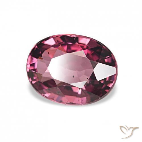 rodolita granada framboesa vermelha Natural 1.19ct, oval, VS