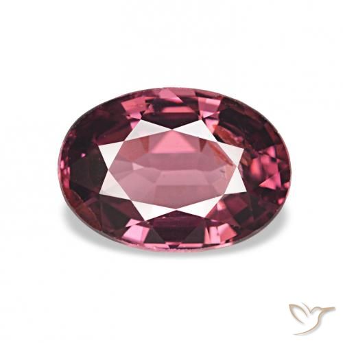 rodolita granada vermelho médio Natural 1.05ct, oval, VS