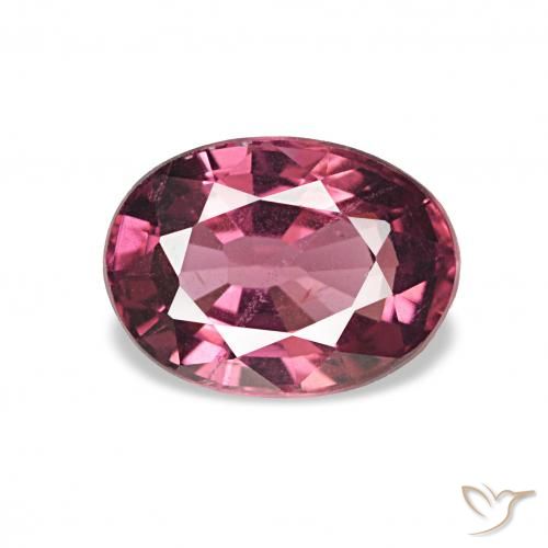 rodolita granada Vermelho roxo Natural 1.03ct, oval, VS