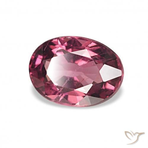 rodolita granada Vermelho roxo Natural 1.03ct, oval, VS