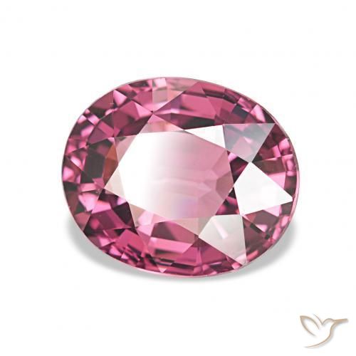 rodolita granada roxo médio Natural 2.33ct, oval, VVS-VS