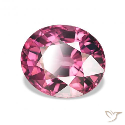 rodolita granada Roxo Intenso Natural 2.87ct, oval, VVS-VS
