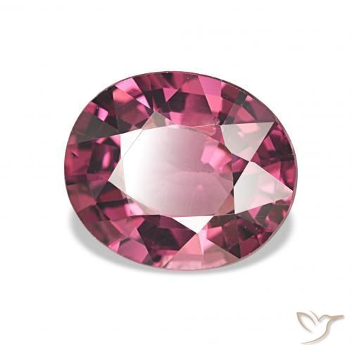 rodolita granada roxo médio Natural 2.69ct, oval, VVS