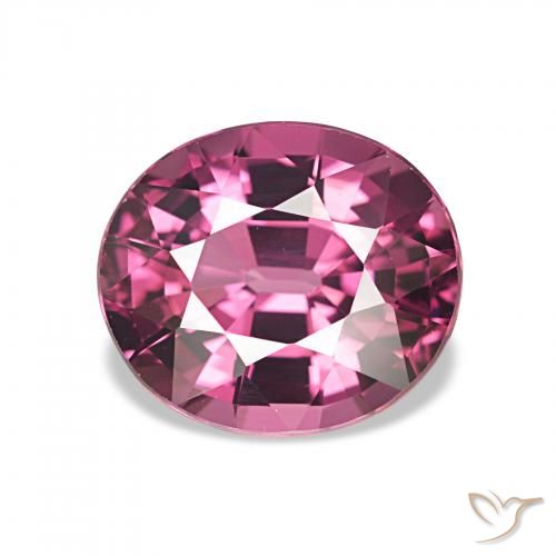 2.19ct roxo médio rodolita granada Pedras Preciosas, oval, VVS