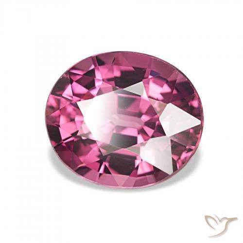 rodolita granada roxo médio Natural 2.19ct, Corte Oval, VVS