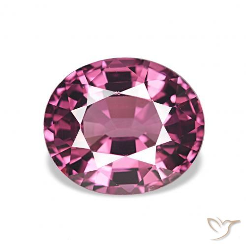 rodolita granada Vermelho Rapberry Natural 2.16ct, oval, VVS