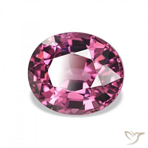 rodolita granada Vermelho Rapberry Natural 2.16ct, oval, VVS