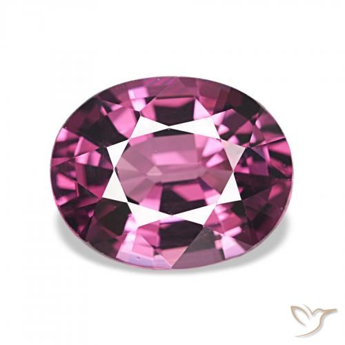 rodolita granada Roxo escuro Natural 2.15ct, oval, VVS