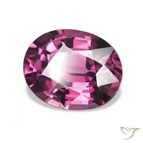 rodolita granada Roxo escuro Natural 2.15ct, oval, VVS