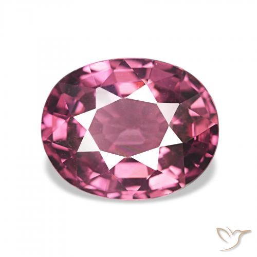 2.25ct Roxo Intenso rodolita granada, oval, VVS