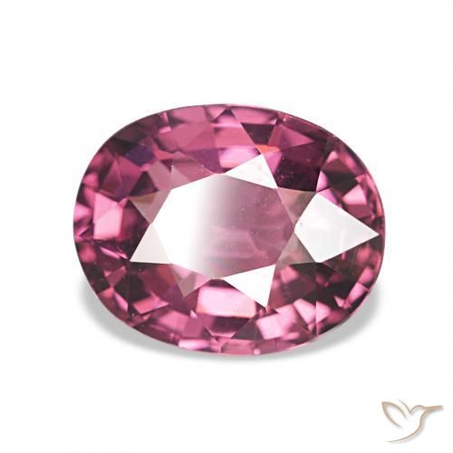 rodolita granada Roxo Intenso Natural 2.25ct, Corte Oval, VVS