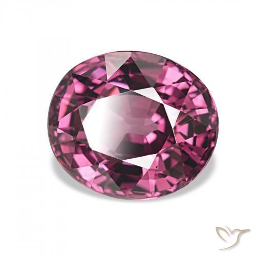rodolita granada Roxo Intenso Natural 2.73ct, oval, VVS