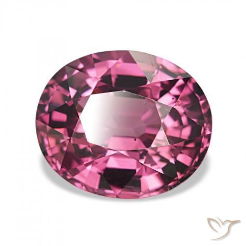 rodolita granada Vermelho Rapberry Natural 2.85ct, oval, VVS