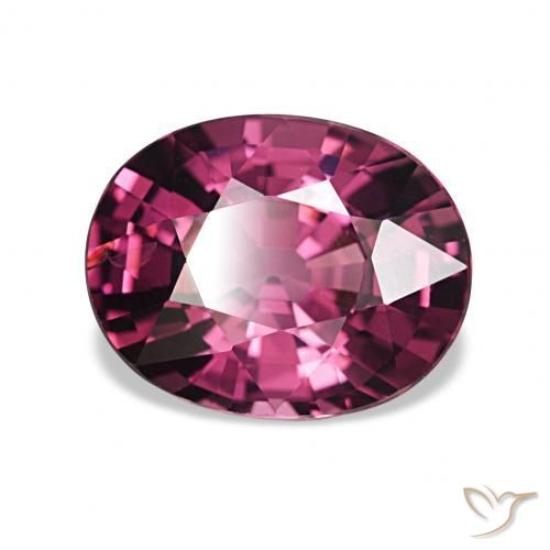 rodolita granada Roxo Intenso Natural 2.15ct, oval, VVS