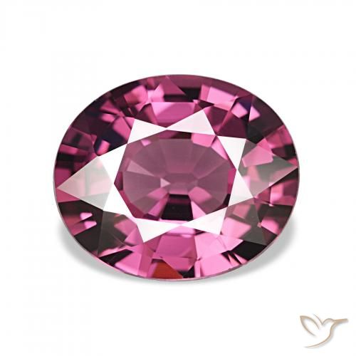 2.16ct Vermelho Rapberry rodolita granada, oval, VVS