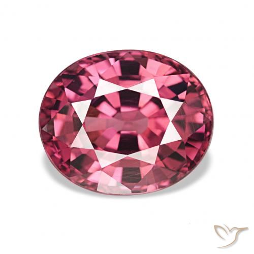 2.63ct Magenta Profundo rodolita granada, oval, VVS