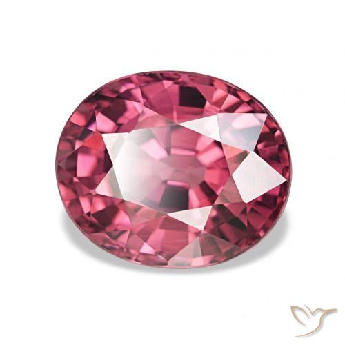 rodolita granada Magenta Profundo Natural 2.63ct, oval, VVS