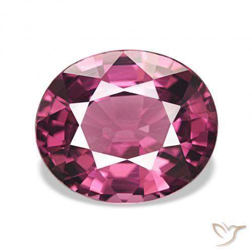 rodolita granada Roxo escuro Natural 2.78ct, oval, VVS