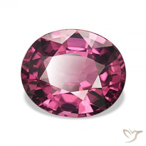 rodolita granada Roxo escuro Natural 2.78ct, oval, VVS