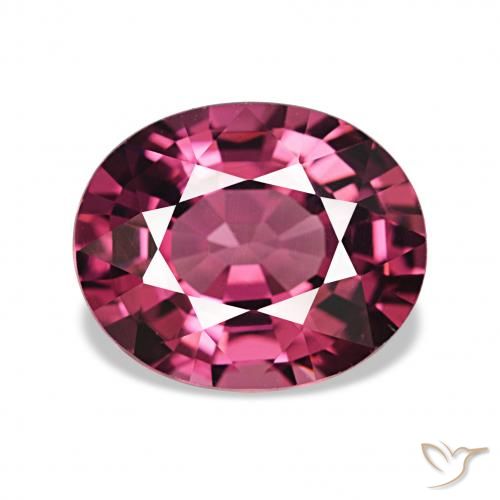 rodolita granada vermelho médio Natural 2.47ct, oval, VVS