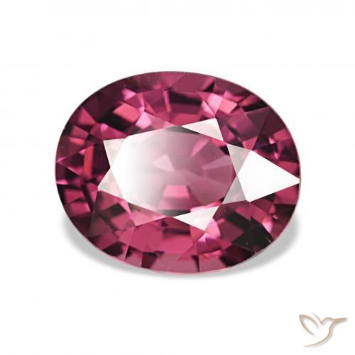 rodolita granada vermelho médio Natural 2.47ct, oval, VVS