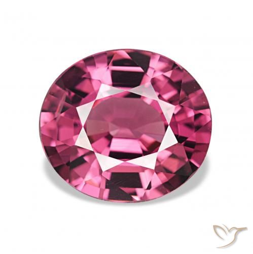 rodolita granada Vermelho roxo Natural 2.59ct, oval, VVS