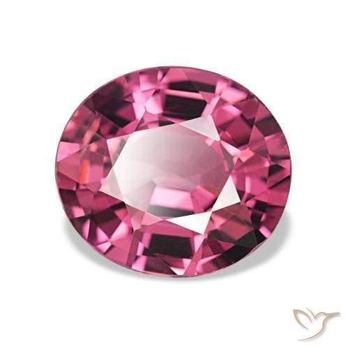 rodolita granada Vermelho roxo Natural 2.59ct, oval, VVS