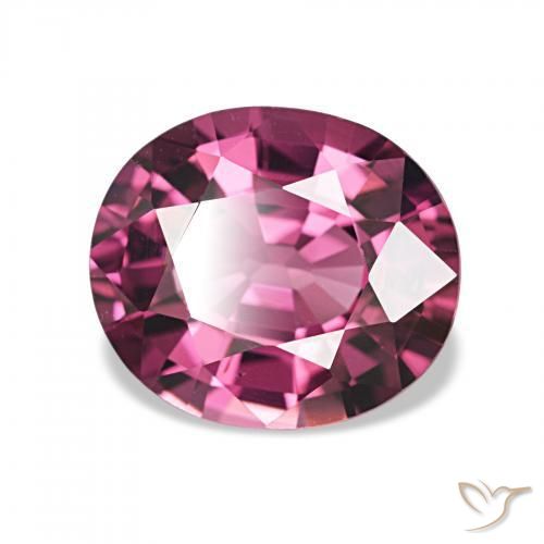 rodolita granada vermelho médio Natural 2.17ct, oval, VVS