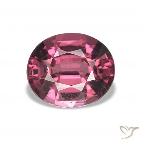 rodolita granada Vermelho roxo Natural 2.66ct, oval, VS