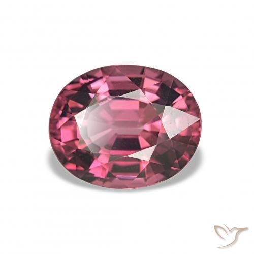 rodolita granada Vermelho roxo Natural 2.46ct, oval, VS