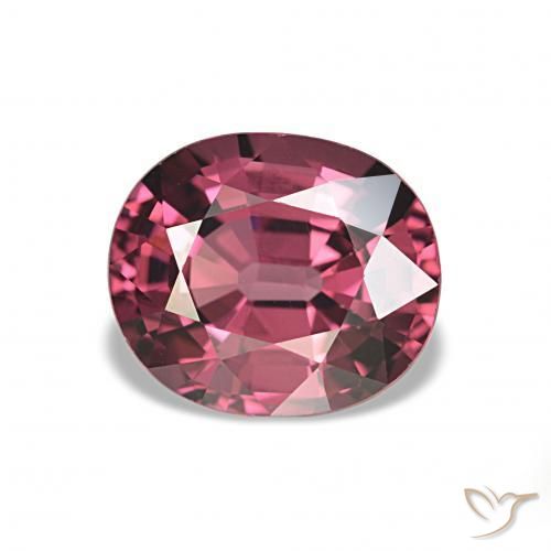 rodolita granada Magenta Profundo Natural 2.65ct, oval, VVS-VS